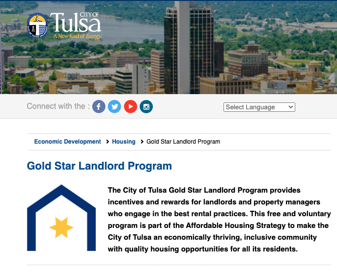 Gold Star Landlord Program