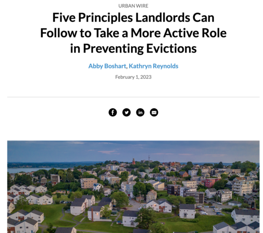 Landlords In Eviction Prevention – Eviction Innovation